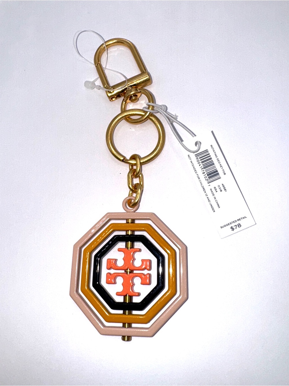 NEW Tory Burch Rotating Key
Fob NWT
Discontinued Key Chain